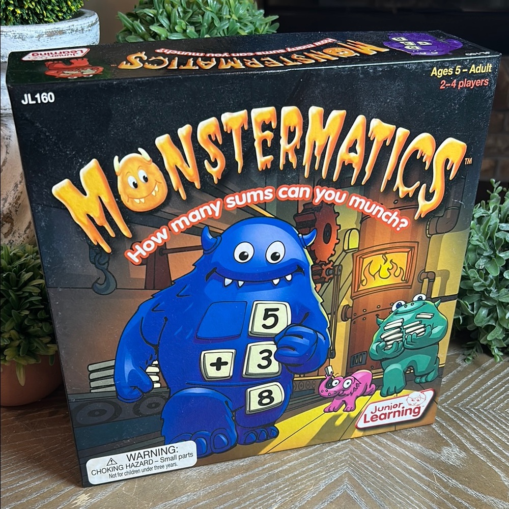 Monstermatics Game - Blue